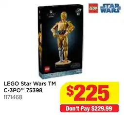 Mr Toys LEGO Star Wars TM C-3PO offer