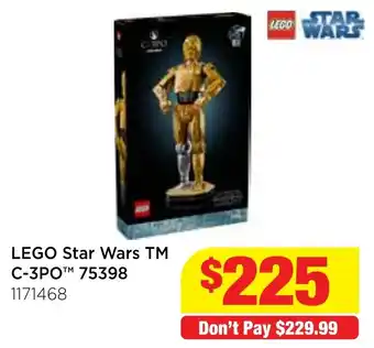 Mr Toys LEGO Star Wars TM C-3PO offer