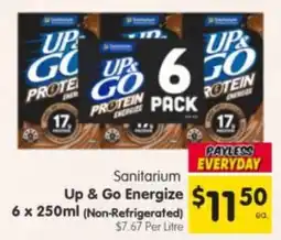 Spar Sanitarium Up & Go Energize offer