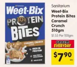 Spar Sanitarium Weet-Bix Protein Bites Caramel Crunch offer