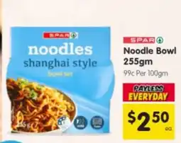 Spar SPAR noodles shanghai style bowl set offer