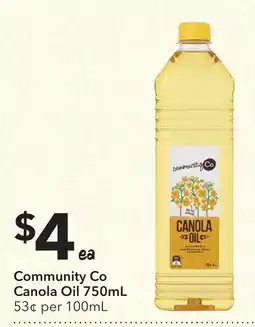 Ritchies Community Co Canola Oil offer