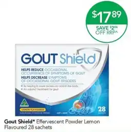 Terry White Gout Shield Effervescent Powder Lemon offer