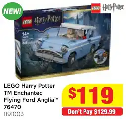 Mr Toys LEGO Harry Potter TM Enchanted Flying Ford Anglia offer