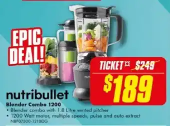 Nutribullet Blender Combo 1200