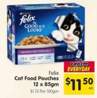 Spar Felix Cat Food Pouches offer