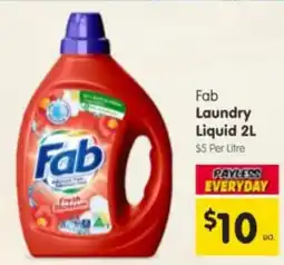 Spar Fab Laundry Liquid offer