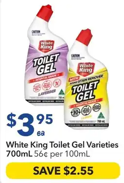 Ritchies White King Toilet Gel Varieties offer