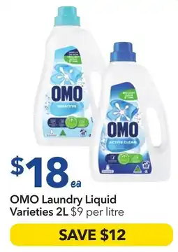 Ritchies OMO Laundry Liquid Varieties offer