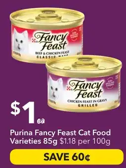 Ritchies Purina Fancy Feast Cat Food Varieties offer
