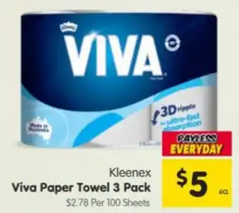 Spar Kleenex Viva Paper Towel offer