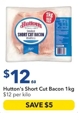 Ritchies Hutton's Short Cut Bacon offer