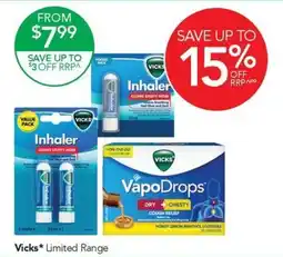 Terry White Vicks Inhaler offer