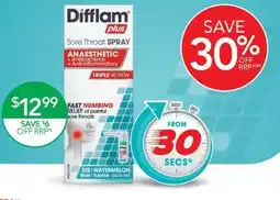 Terry White Difflam plus Sore Throat Spray offer