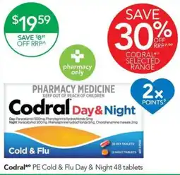 Terry White Codral PE Cold & Flu Day & Night offer