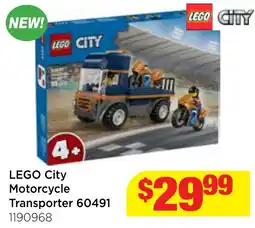 Mr Toys LEGO City Motorcycle Transporter 60491 offer
