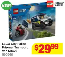Mr Toys LEGO City Police Prisoner Transport Van 60479 offer