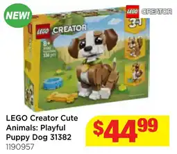 Mr Toys LEGO Creator Cute Animals: Playful Puppy Dog offer