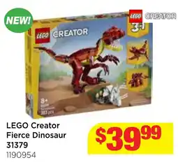Mr Toys LEGO Creator Fierce Dinosaur offer