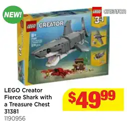 Mr Toys LEGO Creator Fierce Shark with a Treasure Chest offer