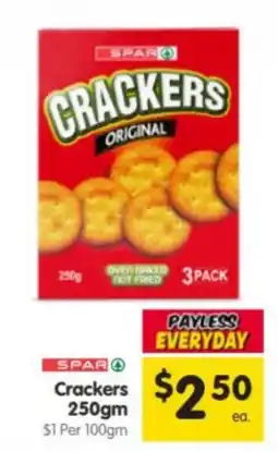 Spar Spar Crackers offer