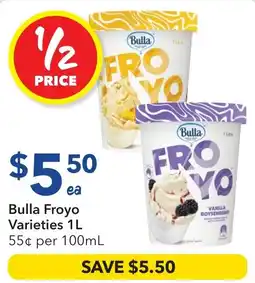 Ritchies Bulla Froyo Varieties offer