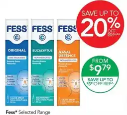 Terry White Fess Selected Range offer