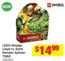 Mr Toys LEGO Ninjago Lloyd vs. Earth Monster Spinner offer