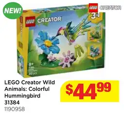 Mr Toys LEGO Creator Wild Animals: Colorful Hummingbird offer