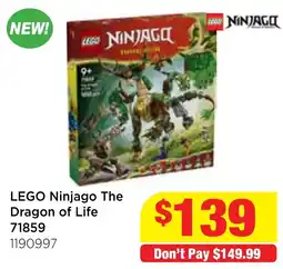 Mr Toys LEGO Ninjago The Dragon of Life offer