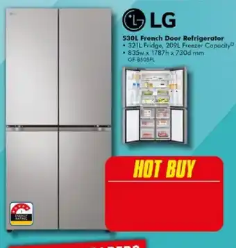 The Good Guys LG 530L French Door Refrigerator offer