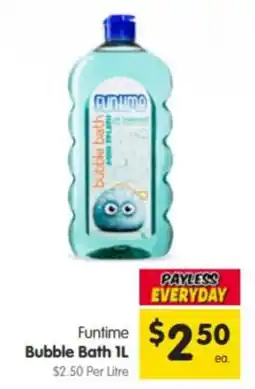 Spar Funtime Bubble Bath offer