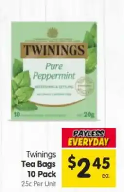 Spar Twinings Pure Peppermint Tea Bags offer