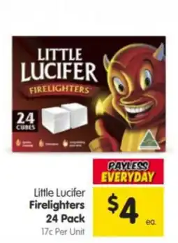 Spar Little Lucifer Firelighters offer