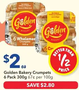 Ritchies Golden Bakery Crumpets offer