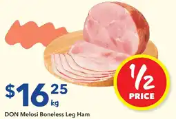 Ritchies DON Melosi Boneless Leg Ham offer