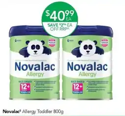 Terry White Novalac Allergy Toddler offer