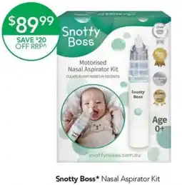 Terry White Snotty Boss* Nasal Aspirator Kit offer