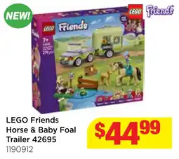 Mr Toys LEGO Friends Horse & Baby Foal Trailer 42695 offer