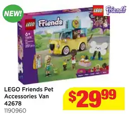 Mr Toys LEGO Friends Pet Accessories Van offer