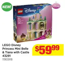 Mr Toys LEGO Disney Princess Mini Belle & Tiana with Castle offer