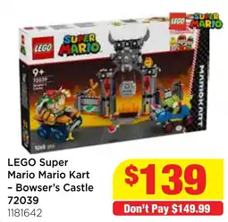 Mr Toys LEGO Super Mario Mario Kart - Bowser's Castle offer
