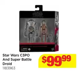 Mr Toys Star Wars C3PO And Super Battle Droid offer