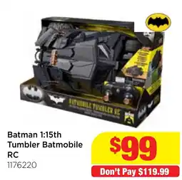 Mr Toys Batman 1:15th Tumbler Batmobile RC offer
