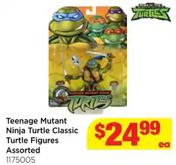 Mr Toys Teenage Mutant Ninja Turtle Classic Turtle Figures Assorted offer