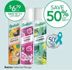Terry White Batiste Selected Range offer