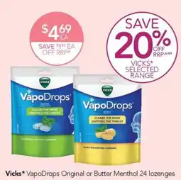 Terry White Vicks VapoDrops offer