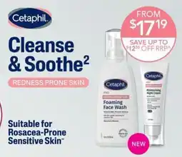 Terry White Cetaphil Cleanse & Soothe² Foaming Face Wash offer