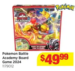 Mr Toys Pokemon Battle Academy Board Game 2024 offer