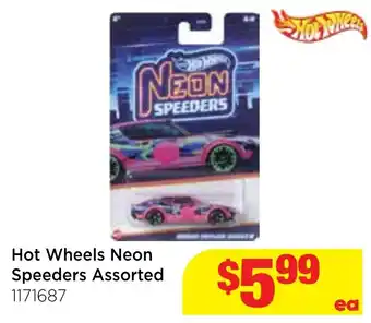 Mr Toys Hot Wheels Neon Speeders Assorted offer